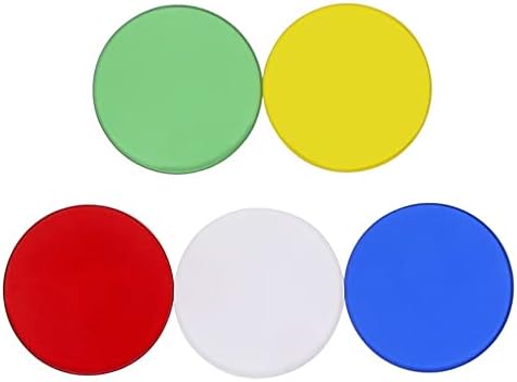 ZELNF Lab Consumables 1pcs 32mm/35mm Optical Color Filter Blue Green Yellow Red Transparent Glass White Forested Filter for Biological Microscope Lens Adapter (Color : 32mm Blue)