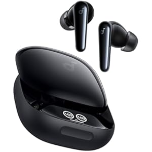 soundcore Liberty 4 Pro by Anker, Noise Cancelling Wireless Earbuds, 7-Sensor and Real-Time Adaptive Noise Cancelling, 2× Faster Charging, Studio-Level Hi-Fi Music, Clear Calls with 6 Mics a
