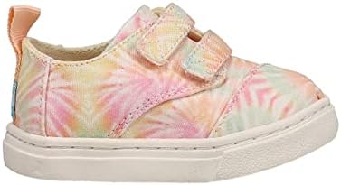 TOMS Kids Girls Cordones Cupsole Tie Dye Double Strap Slip On Sneakers Shoes Casual - Pink - Size 4 M | Image 2