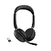 Produktbild Jabra Evolve2 65 Flex - Stereo-Bluetooth-Headset mit Wireless-Charging-Pad, geräuschunterdrückender Jabra ClearVoice Technologie und hybrider ANC - mit führenden UC-Plattformen kompatibel - Schwarz