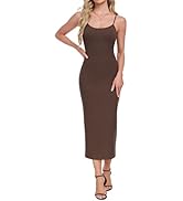brown slip under dress SILK BIAS SLIP DRESS main image 1