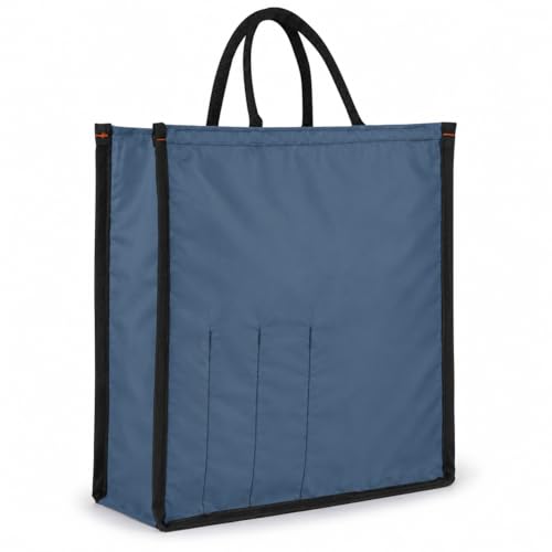 Image of DOUBLE R BAGS Unisex Eco Reusable Yoga Print Jute Cloth Lunch Bag For Tiffin Box With Bottle Organizer, Zipper & Reinforced Handle.