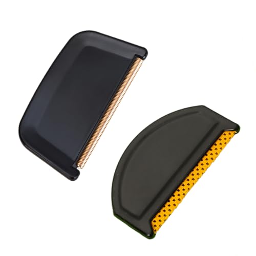 2 PCS Removedor de Pelusa Portátil, Quita Bolas de la Ropa Manual, Quitapelusa Manual, Afeitadora para Ropa, Removedor de Pelusa y Bolas de Pelusilla Limpiador de Nudos y Afeitadora (A)