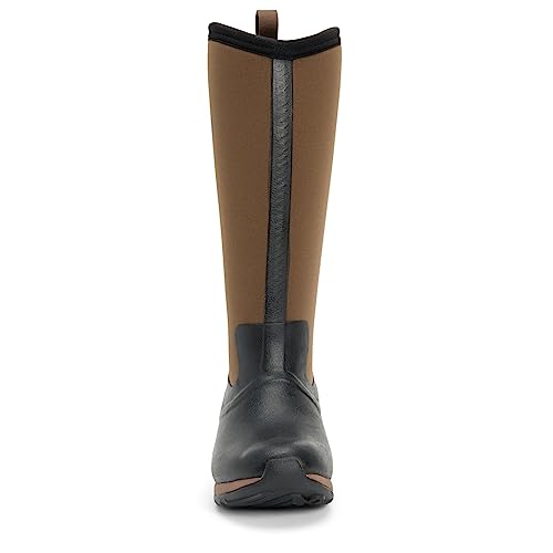 Muck Boots Women's Arctic Adventure, Damen Gummistiefel, Schwarz (Black/tan), 42 EU