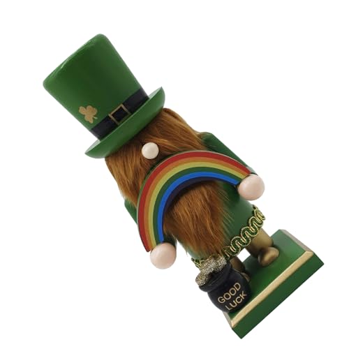 Casse-noisette soldat en bois d'Irlande, figurine de collection Saint-Patrick