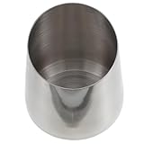 Veemoon Cubo de Hielo para Vino de Acero Inoxidable, Balde Pequeño Plateado para Bar, Cubitera Portátil para Champán y Bebidas, Contenedor para Cubitos de Hielo en Restaurantes