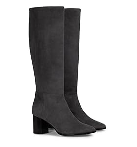 b4Ballerinas b4Ballerinas Damen dunkelgraue Wildlederstiefel b4Ballerinas b4Ballerinas Damen dunkelgraue Wildlederstiefel