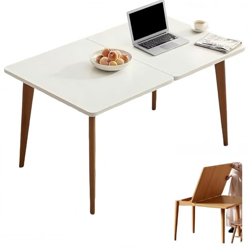 TUIYIDUO _CjOe[u H ܂肽݃e[u 120xs80x75.5cm ؐ 2in1 2lp 4lp   ȃXy[X  gݗĊȒP ȒP Lb` rOp {t(zCg)