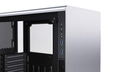 Metallic Gear (Mg-Ne510_Sr02) Neo V2 Atx Case, Compact Chassis, Sand Blasted Aluminum, Dual Tempered Glass Panels, Silver #TOP4