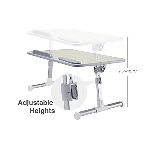 Minitable, Siig Adjustable & Foldable Laptop Bed Table Desk For Macbook And Pc - Standing Office Desk, Foodtray, Sketching Table, Floor Mini-Table, Honeydew Color #TOP3