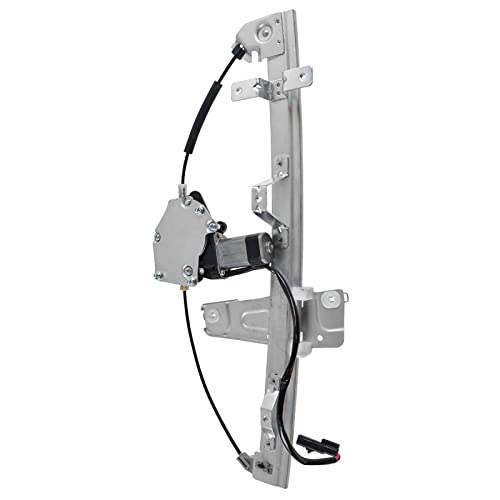 Image of TRQ Front Right Power Window Regulator & Motor Assembly Passenger Side Compatible with 2000-2004 Jeep Grand Cherokee