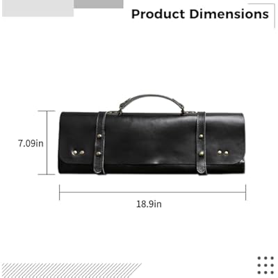 Drumstick Storage Bag, Leather, Black, Ideal For Multiple Sticks, Portable And Elegant