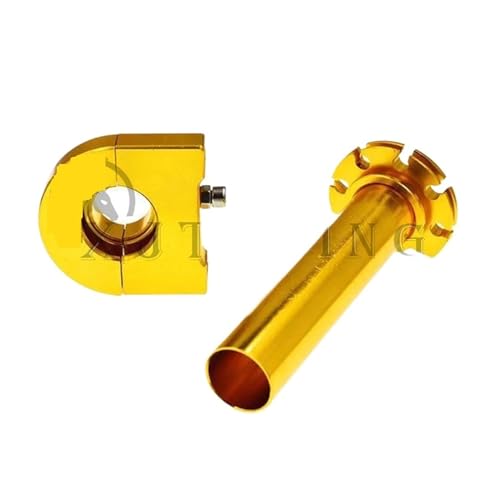Puños de acelerador universal 22mm de aluminio para manillar de moto y scooter