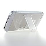 Leegoal(TM) Clear S-Line Wave Design TPU Bumper Gel Shell Back Case Cover Skin with Stand for iphone 5 5G 5th
