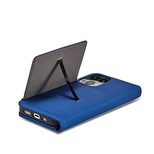 Étui pliable en cuir PU antichoc pour smartphone avec fente carte et support