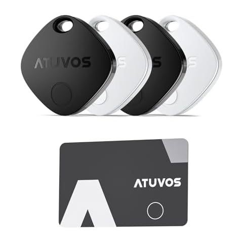 ATUVOS Air Tags-4 Pack with Wallet Tracker Card Cover