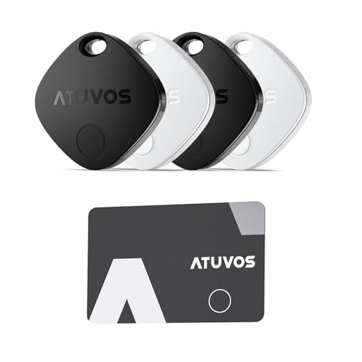 ATUVOS 4-Pack Air Tags with Wallet Tracker