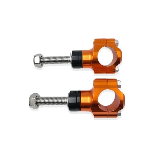 Soporte de Elevación CNC 28mm Naranja para Reducir la Fatiga en Manillares M10