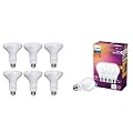 PHILIPS LED Light Bulbs Bundle with Dimmable BR30 Flood Lights (6-Pack) and Flicker-Free Frosted A19 Bulbs (4-Pack)