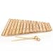 Glockenspiel For Beginner 15 Note Small Glockenspiel Percussion Instrument With Solid Oak Body And Oak Body