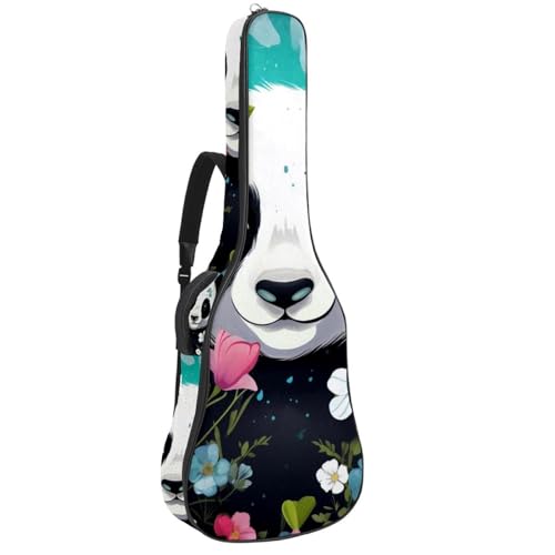 Sac guitare étanche avec protection renforcée et motif panda original