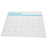 PRETYZOOM Haushaltskalender 18 Monate Papier Magnetischer Monatsplaner -2025 Büro Und Wohnraumplanung