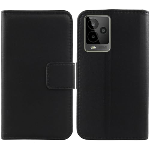 Tnviud Flip Premium Echt Leder Tasche Hülle Für General Mobile GM 24 Pro 6.7