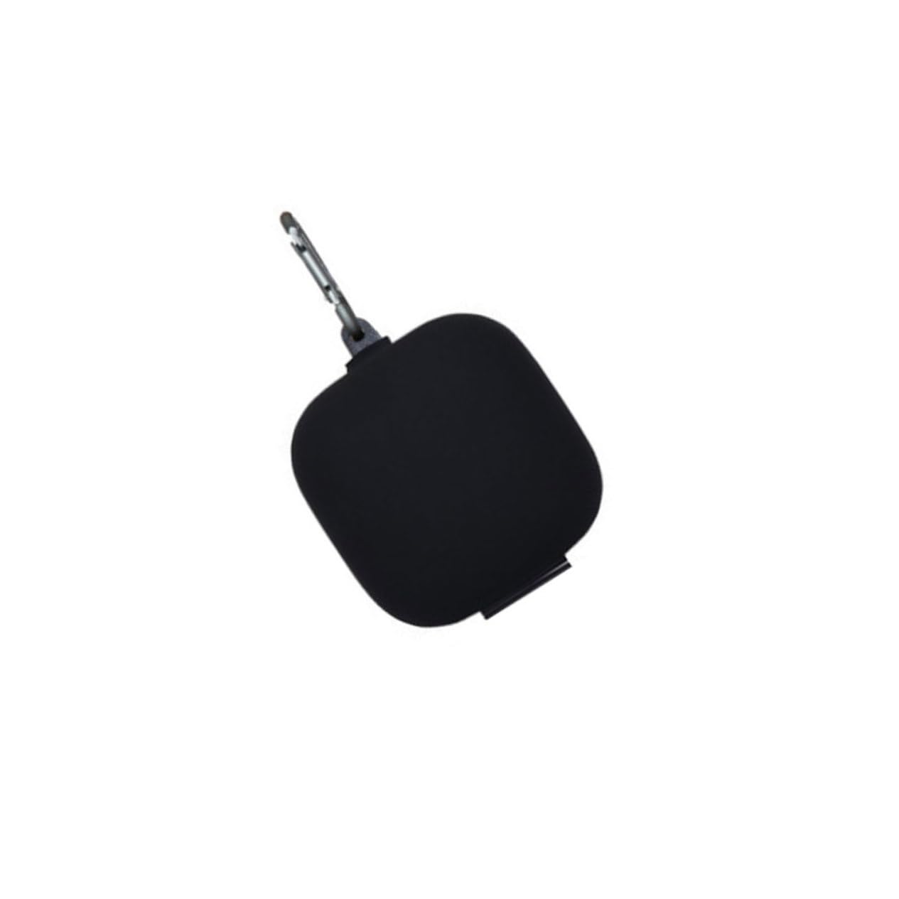 DOITOOL 3piezas Caja De Protección para Auriculares Inalámbricos Diseño De Hebilla De Metal Estuche De Almacenamiento para Headset Pro Funda De Silicona Antigolpes Negro