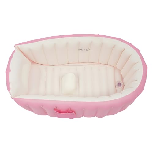 Inflatable Baby Bathtub Portable Travel Tub with Pump for Infant Toddler
