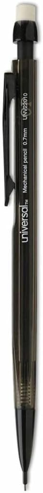 Universal 22010 Mechanical Pencil, 0.7mm, Smoke, Dozen