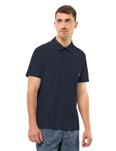 Polo Terral Polo M Jack Wolfskin : t-shirt homme respirant anti-odeurs