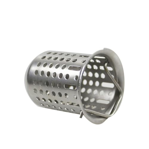 Colador de acero inoxidable con asa para fregadero