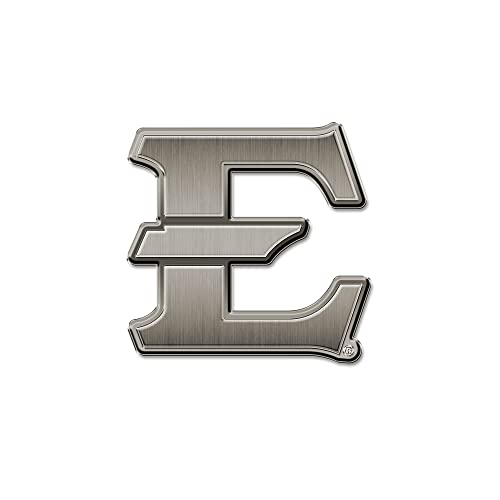 Rico Industries NCAA East Tennessee State Buccaneers Antique Auto Emblem Antique Nickel Auto Emblem for Car/Truck/SUV