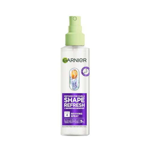 Garnier Method for Curls Shape Refresh Spray Curls Look Moisturised & Defined Curl Refresher Spray Designed for All Curl Types Including Type 4 Coils Vegan Formula 150ml