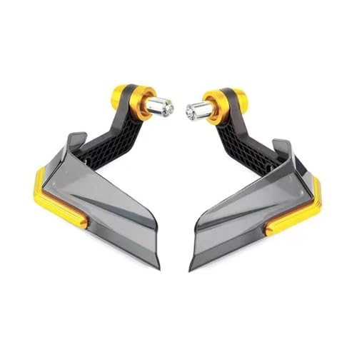Protège-mains moto universels noirs pour guidon standard avec kit de montage complet