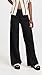 DL1961 Women's Hepburn Wide Leg: High Rise Vintage Jeans, Jet Black, 32