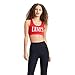 Levi's Logo Bra Soutien-Gorge de Sport, B Red, S Femme