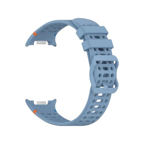 �ɓK��Samsung Galaxy Watch 8 40/44mm /Classic/22mm�ɓK�����钲�߉\�ȃV���R�����X�g�o���h�X�g���b�v(Official Blue,For Galaxy Watch 8 44mm)