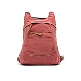 MISAKO ARAME MOCHILA - Mochila Antirrobo de Mujer - 33X36X16 CM - Burdeos