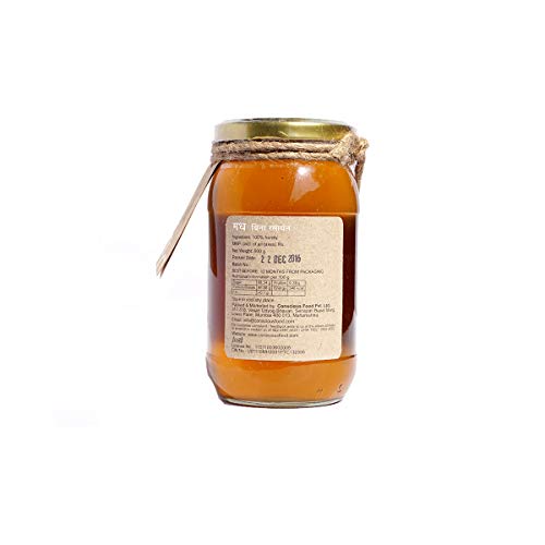 Image of Conscious Food Wild Forest Honey | 500g | 100% Raw, Pure and Natural | Unprocessed & Unpasteurized Honey | Value Pack (Pack of 3)