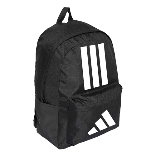 Miniatura 2 de adidas Unisex adulto Classic Three Stripes Back To School Backpack, Black/White, One Size
