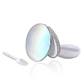 mbestor Loose Powder Container, Refillable 5g5ml DIY Make-up Case with Soft Puff And Mirror