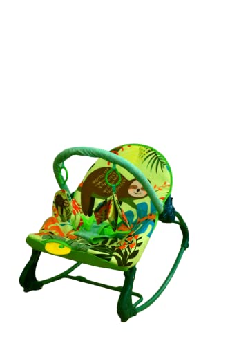 Cadeira Bebê Descanso Balanço Musical Vibratória Color Baby Cadeira de Descanso Balanço Verde