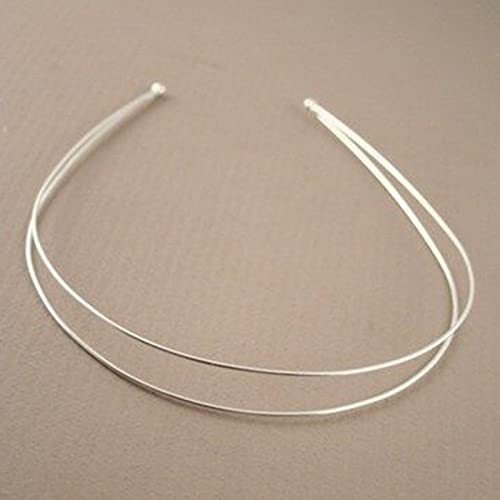 Silver Double Row Metal Headbands For Women Girl With Small Heads, Feminine Sparkly Small Stones Hair Bands, Wedding Party Prom Hair Piece, Fit For Any Hairstyle Hair Accessories #TOP7