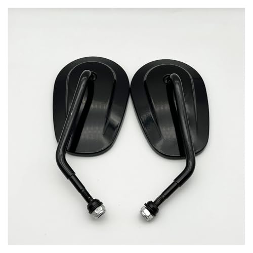 Espejos retrovisores de 8mm para motocicletas Touring y Road King cromados 5