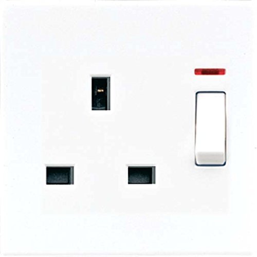 Prise commutable interrupteur mural 13A 250V pour économie énergie