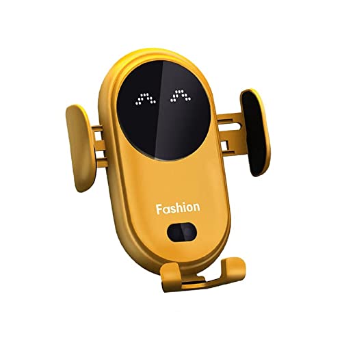 Fiorky Wireless Car Charger Mount Holder, Personalized Robot Design Smart Wireless Auto-sensing Car Phone Holder Charger,Fast Charging Car Phone Holder Auto-clamping Air Vent Phone Holder