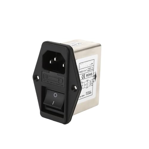 Filtre d'alimentation CW2C-1A-T type prise AC monophasé 220V anti-parasite