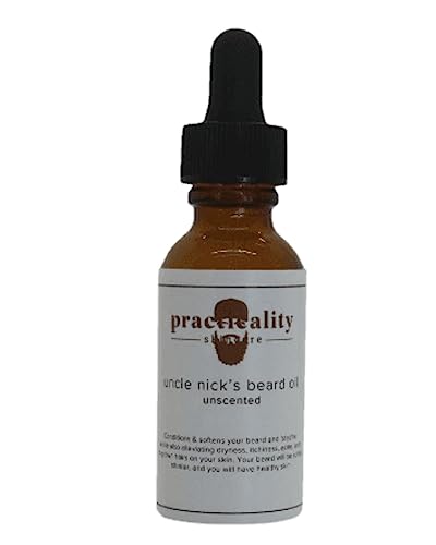 Practicality Uncle Nick's Beard Oil unscented| Best Beard Oil |Fragrance Free |30 ML | 1 Pc