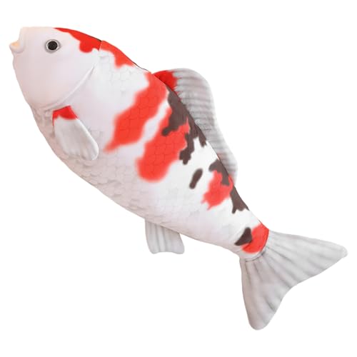 Oreiller peluche Koi 75 cm doudou canapé lit décoration